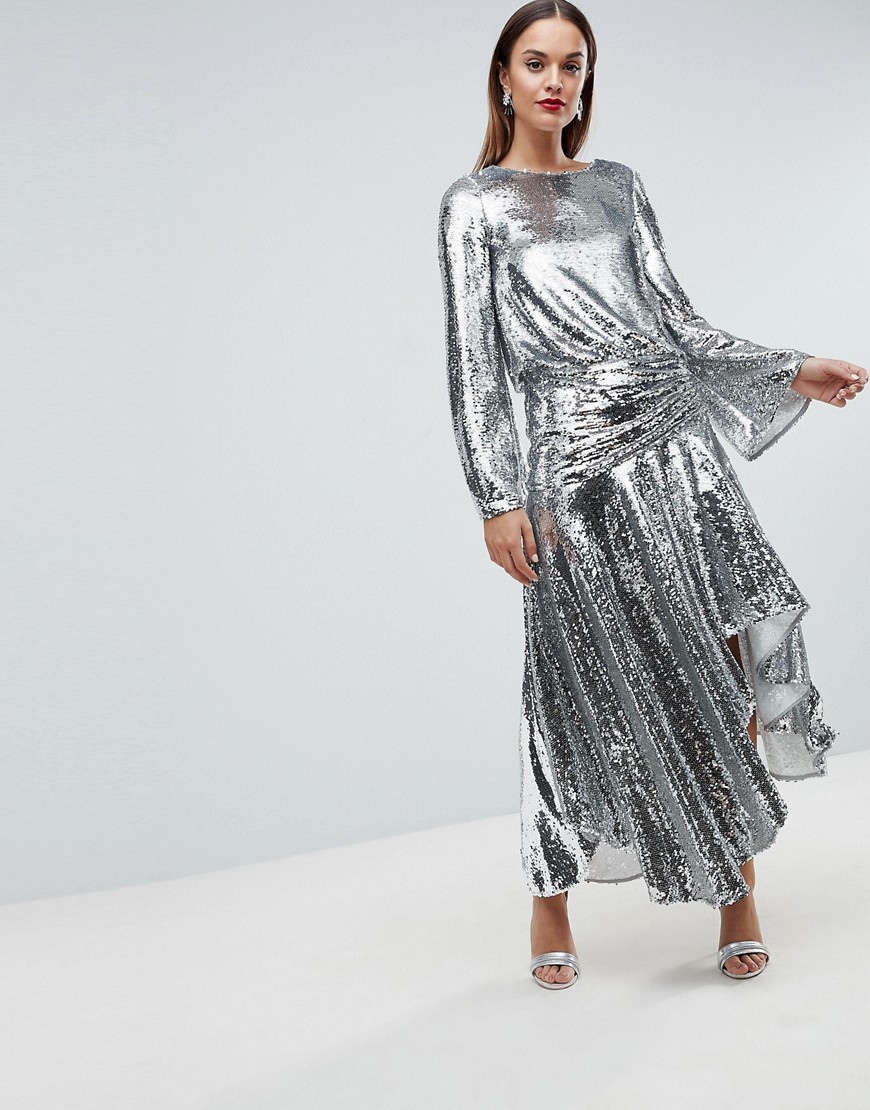 belle robe à sequins pour le nouvel an