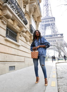 look en veste en jean