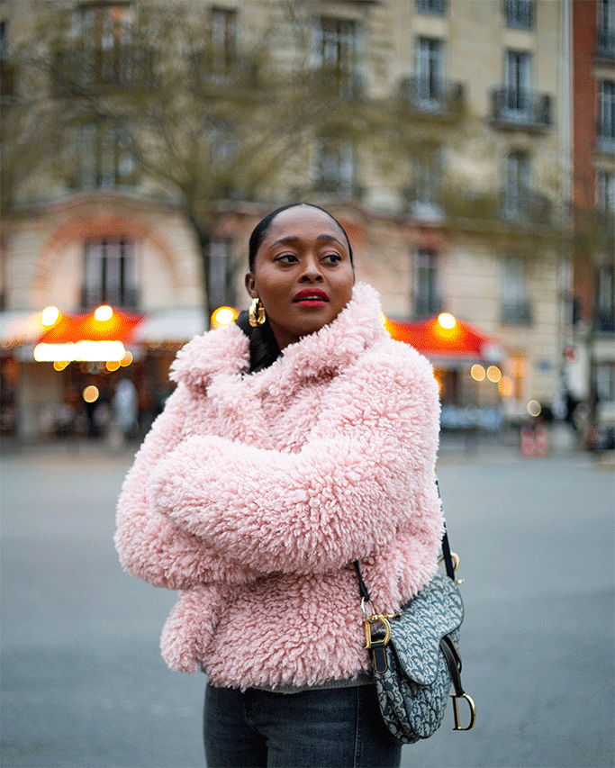 idées coiffure blogueuse noire parisienne